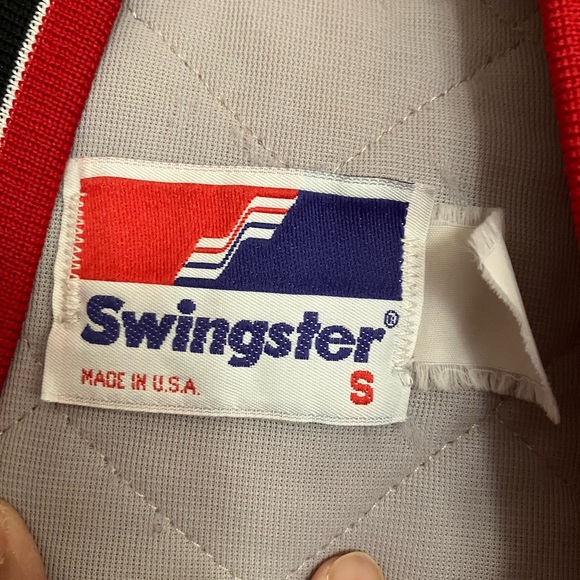 Vintage NHL Chicago Blackhawks Swingster Satin Jacket S USA Made W/Hat/Cap - Picture 4 of 10